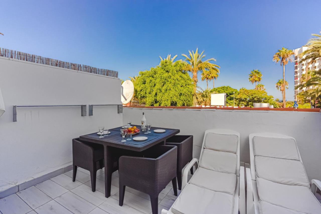 Fantastic Large Studio In Front Of Beach Heated Pool Wifi Arona  Zewnętrze zdjęcie