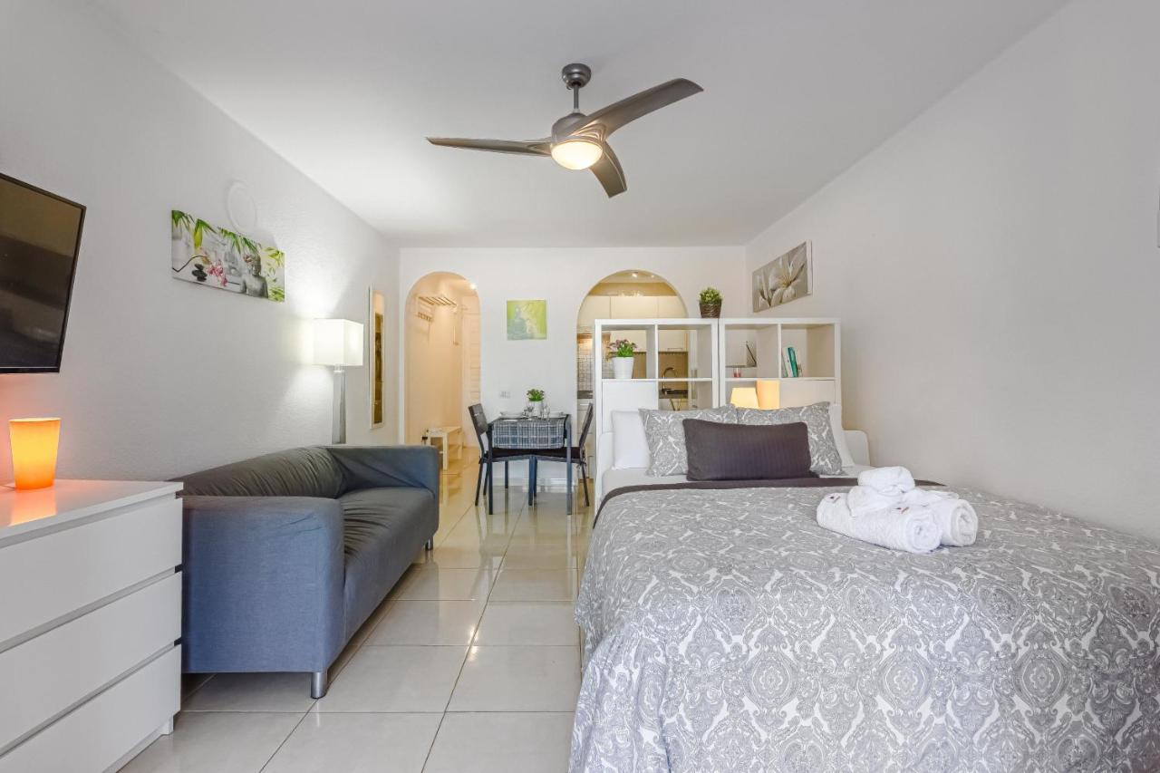 Fantastic Large Studio In Front Of Beach Heated Pool Wifi Arona  Zewnętrze zdjęcie